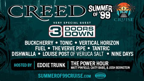 creed cruise summer of 99.